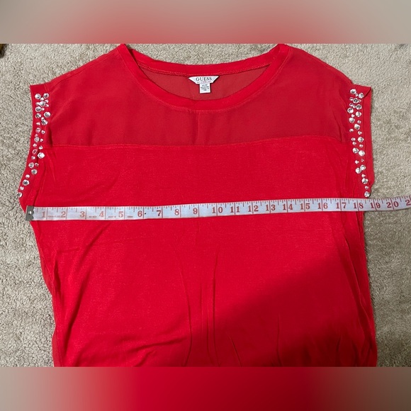 GUESS Top With Rhinestones Size XS - Picture 4 of 6